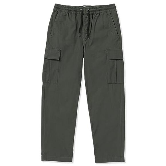 Volcom Big Boy's March Elastic Waist Cargo Pants, Graphite Grey, Large - Picture 1 of 1